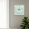 Wall Clock - Simple Clock  - 677 DX - White - Image 2
