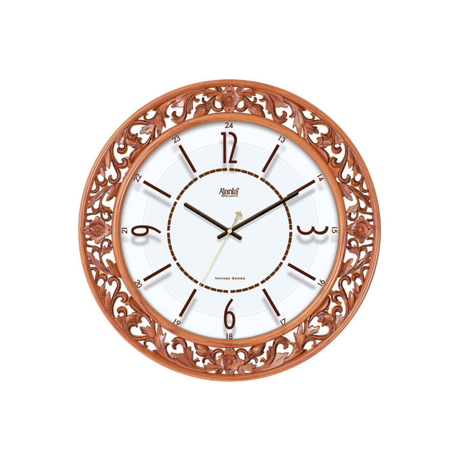 Wall Clock - Vintage Clock -7097 Maple wood - Orpat Group