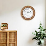 Wall Clock - Vintage  Clock  -8087 White