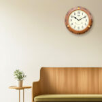 Wall Clock - Vintage  Clock  -9047 Ivory