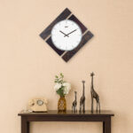Wall Clock - Wooden  Clock  -8357  White