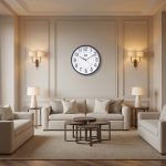 Wall Clock - Designer Clock  -1507 - INDIGO BLUE