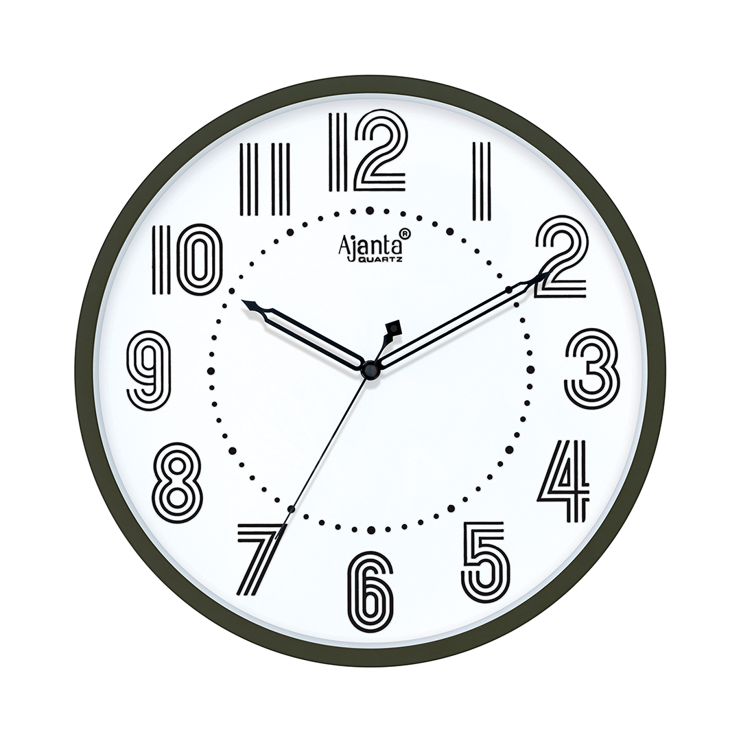 1507-FRONT-GREEN-GOLD-_MGL9533-QQQ-24-04-2026-3.png Wall Clock - Designer Clock -1507 - GREEN GOLD - Image 1