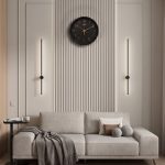 Wall Clock - Designer Clock  -4137 - BROWN