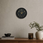 Wall Clock - Designer Clock  -4137 - BLACK - Image 2