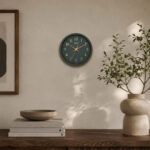 Wall Clock - Designer Clock  -4137 - GREEN GOLD - Image 2