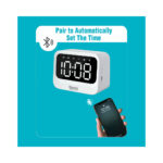 Digital Alarm Clock  - DA-160- White - Image 5