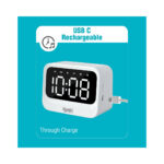 Digital Alarm Clock  - DA-160- White - Image 6