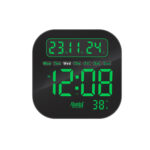 Digital Calendar Wall Clock – DC-217 MC - GREEN - Image 3