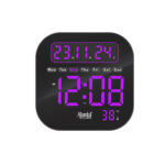 Digital Calendar Wall Clock – DC-217 MC - Purple - Image 3