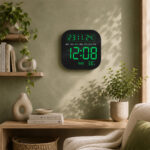 Digital Calendar Wall Clock – DC-217 MC - GREEN