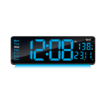 Digital Calendar Wall Clock – DC-187 MC - BLUE - Image 3