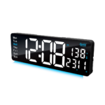 Digital Calendar Wall Clock – DC-187 MC - WHITE - Image 4