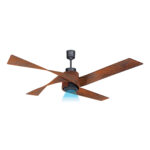 Luxury BLDC Seastorm Plus Ceiling Fan With Remote (Wenge Teak Wood)