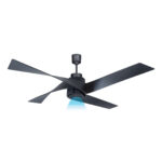 Luxury BLDC Seastorm Ceiling Fan With Remote (Charcoal Grey)