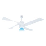 Luxury BLDC Seastorm Ceiling Fan With Remote (Himalayan White)