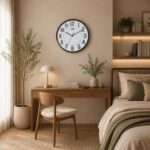 Wall Clock – Designer Clock -1507 – GREEN GOLD (1)