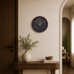 Wall Clock – Designer Clock -4137 – BROWN