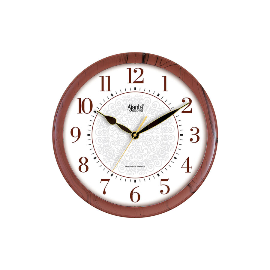Wall Clock -Designer Clock -4047 -Oak Wood - Orpat Group