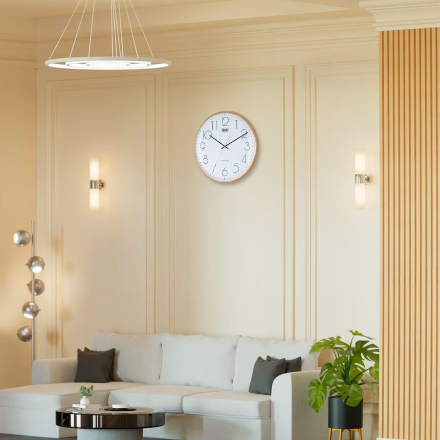 Wall Clock -Designer Clock -4087 -Copper - Orpat Group
