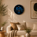 Digital Calendar Wall Clock – DC-247 MC - BLUE