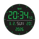 Digital Calendar Wall Clock – DC-247 MC - GREEN