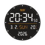 Digital Calendar Wall Clock – DC-247 MC - WHITE