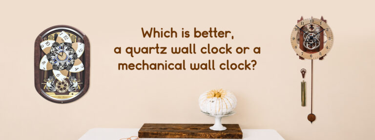 quartz wall clock vs mechanical wall clock