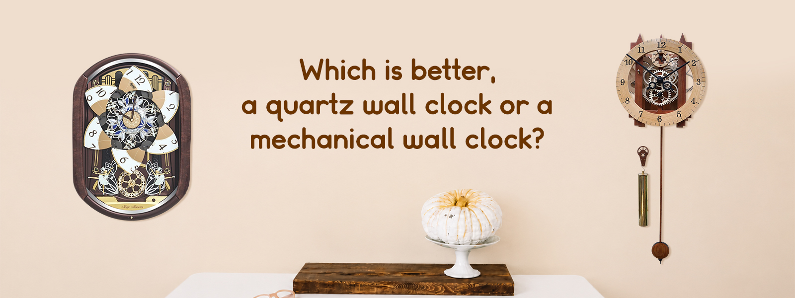 quartz wall clock vs mechanical wall clock