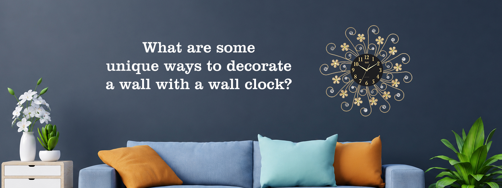 unique ways to decorate a wall with a wall clock