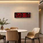 Digital Calendar Wall Clock – DC-177 MC - RED