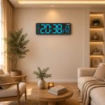 Digital Calendar Wall Clock – DC-177 MC - BLUE