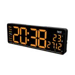 Digital Calendar Wall Clock – DC-177 MC - ORANGE - Image 4