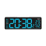 Digital Calendar Wall Clock – DC-177 MC - BLUE - Image 4