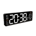 Digital Calendar Wall Clock – DC-177 MC - WHITE - Image 8
